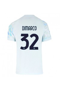 Inter Milan Federico Dimarco #32 Jalkapallovaatteet Vieraspaita 2025-26 Lyhythihainen